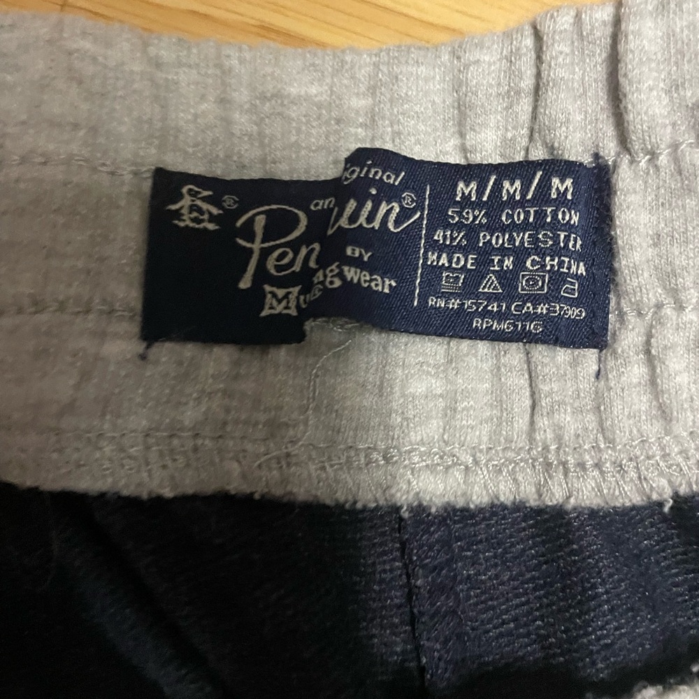 Navy Joggers with Gray Waistband - Picture 4 of 4